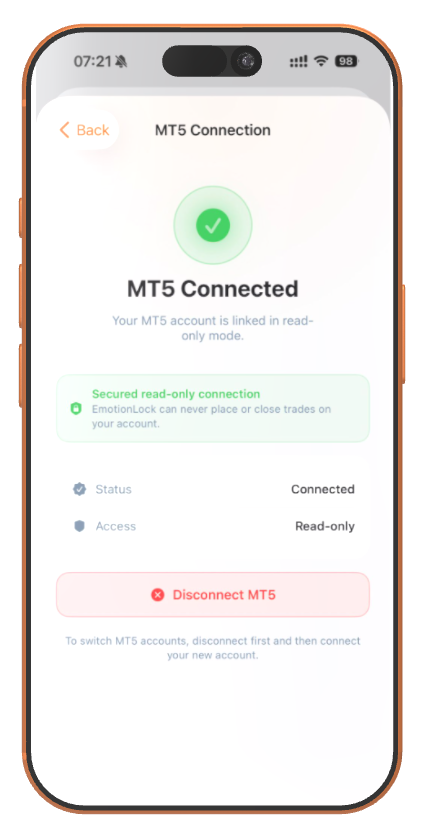 Connect your MT5